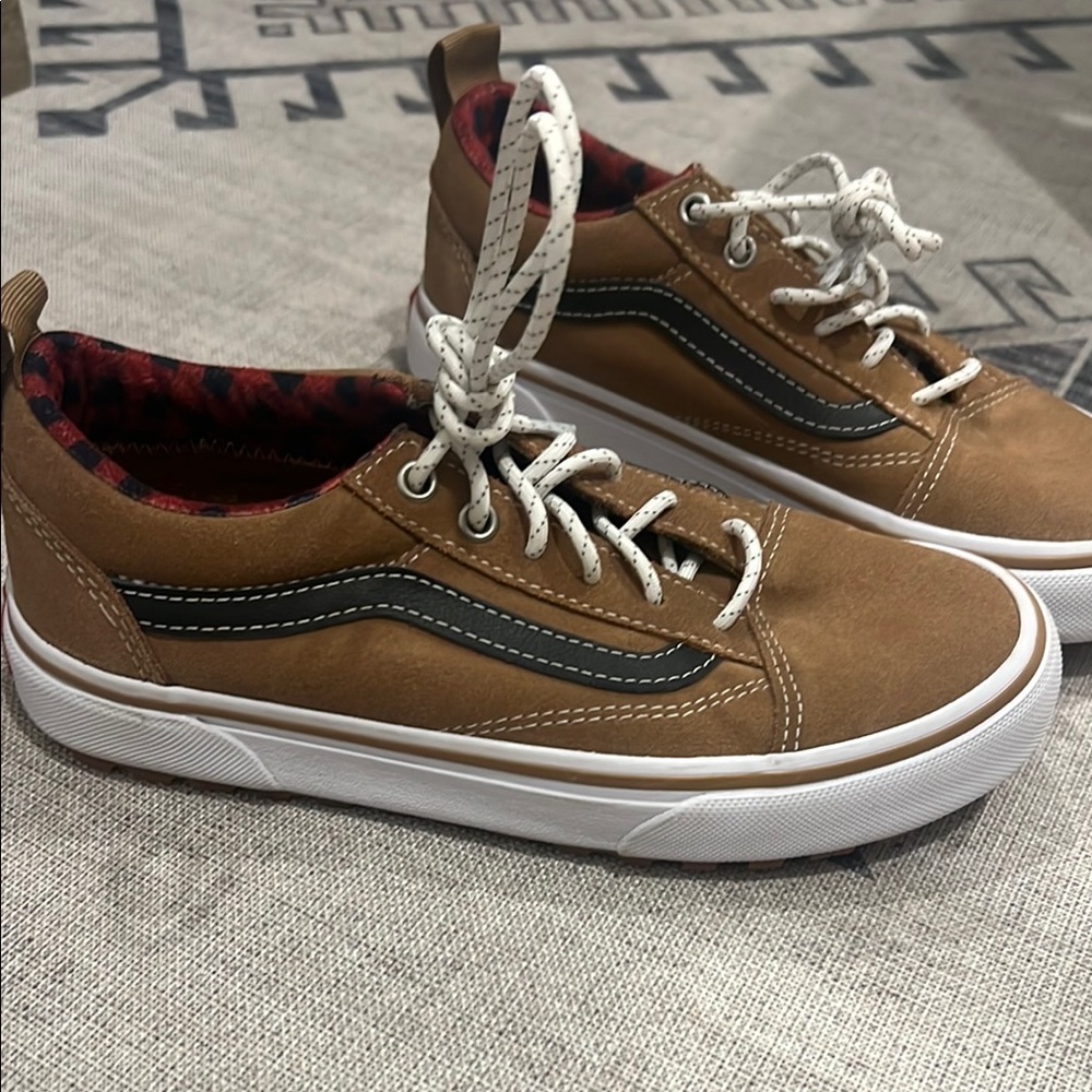 Vans Brown and Black Sneakers